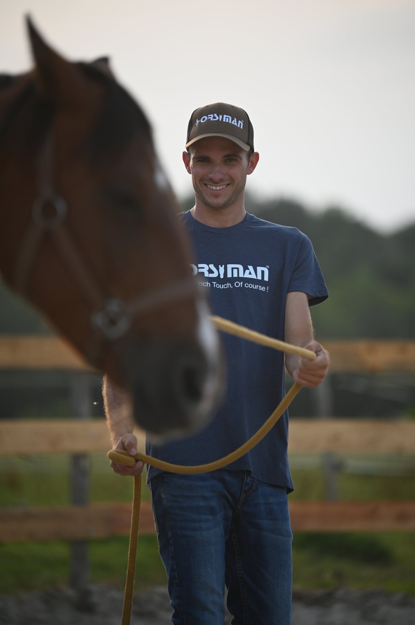 T-shirt HOMME - Horseman & Co™ - With French Touch,Of course !
