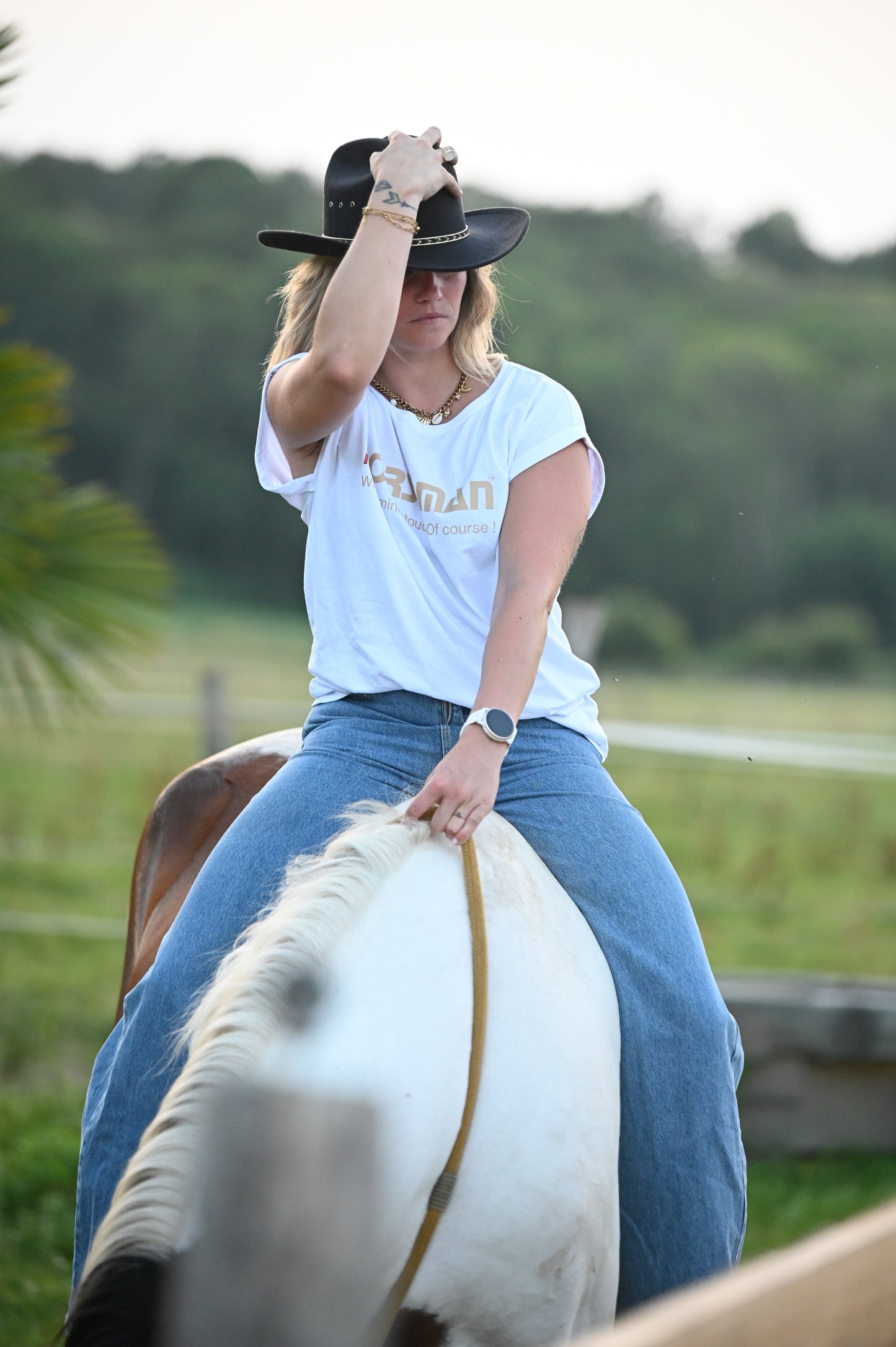 T-shirt FEMME - Horseman & Co™ - With Feminin Touch, Of Course !