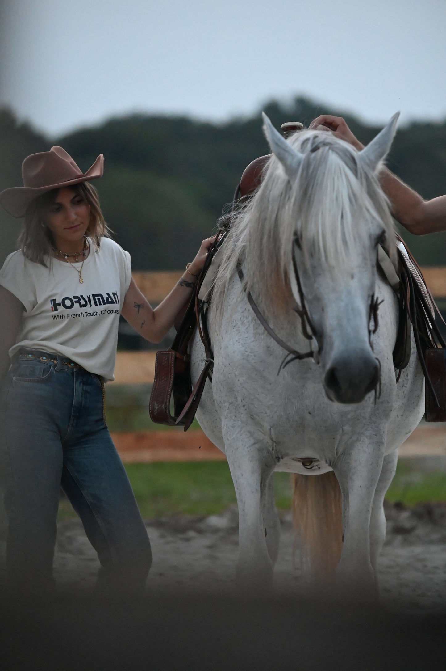 T-shirt FEMME - Horseman & Co™ - With Feminin Touch, Of Course !