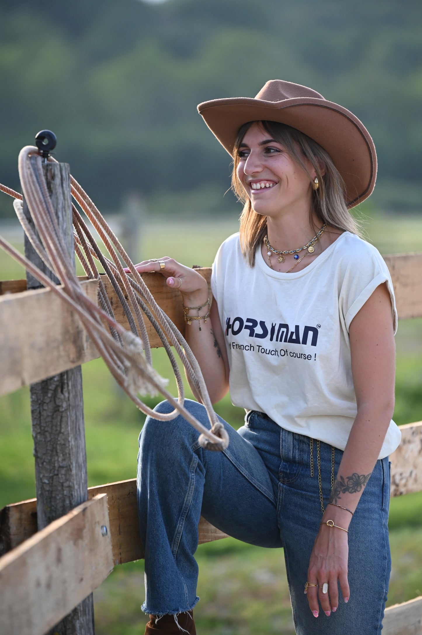 T-shirt FEMME - With French Touch, Of Course !