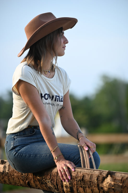 T-shirt FEMME - Horseman & Co™ - With Feminin Touch, Of Course !