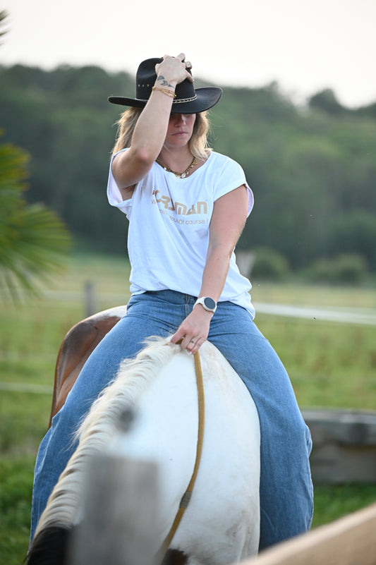 T-shirt FEMME - Horseman & Co™ - With Feminin Touch, Of Course !