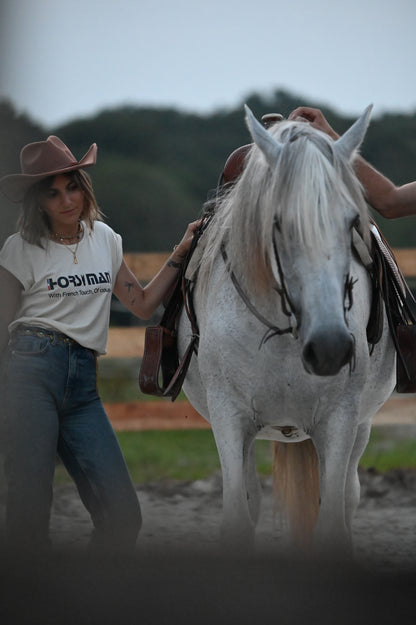 T-shirt FEMME - Horseman & Co™ - With Feminin Touch, Of Course !